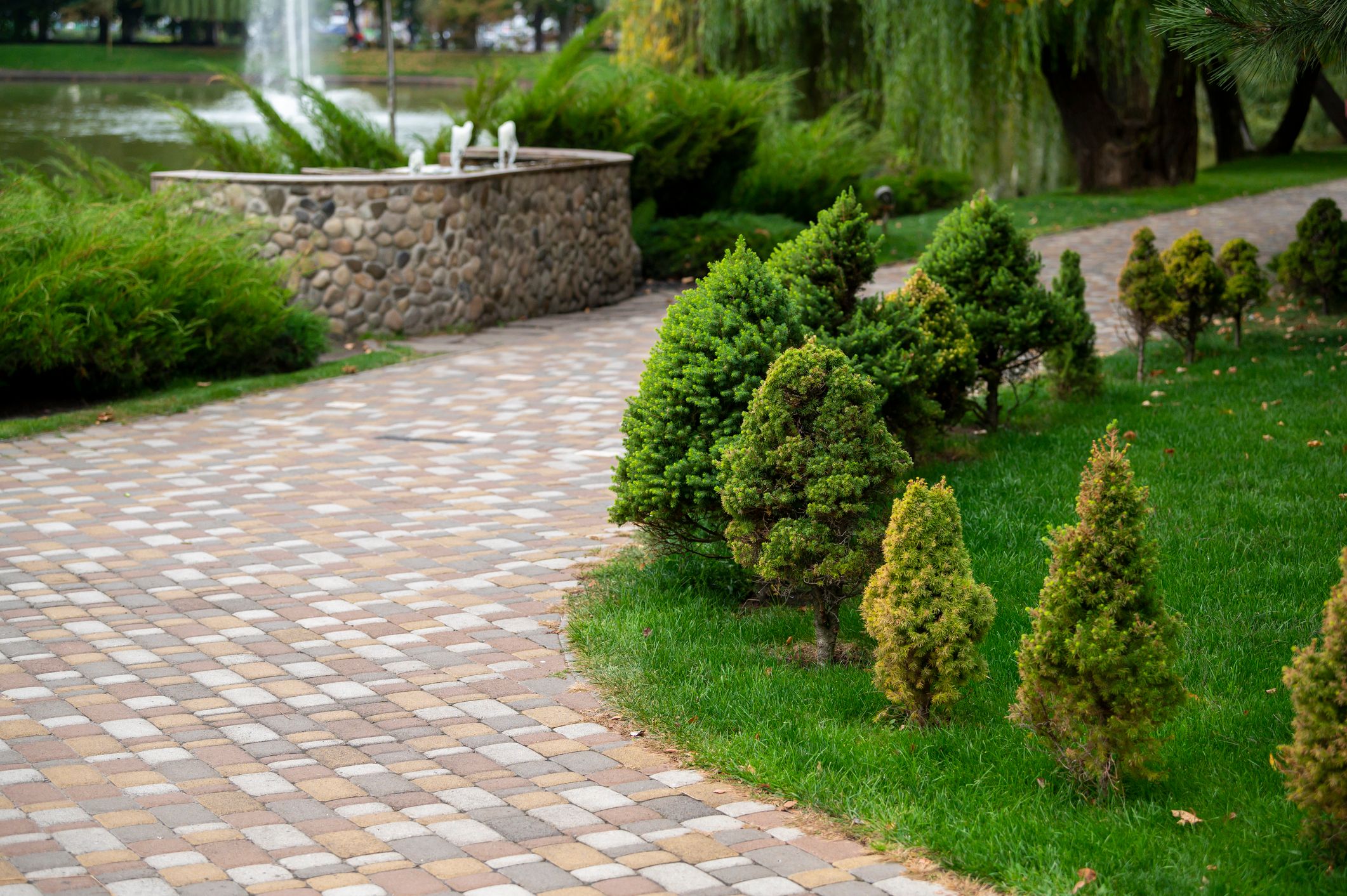Paver Sidewalks